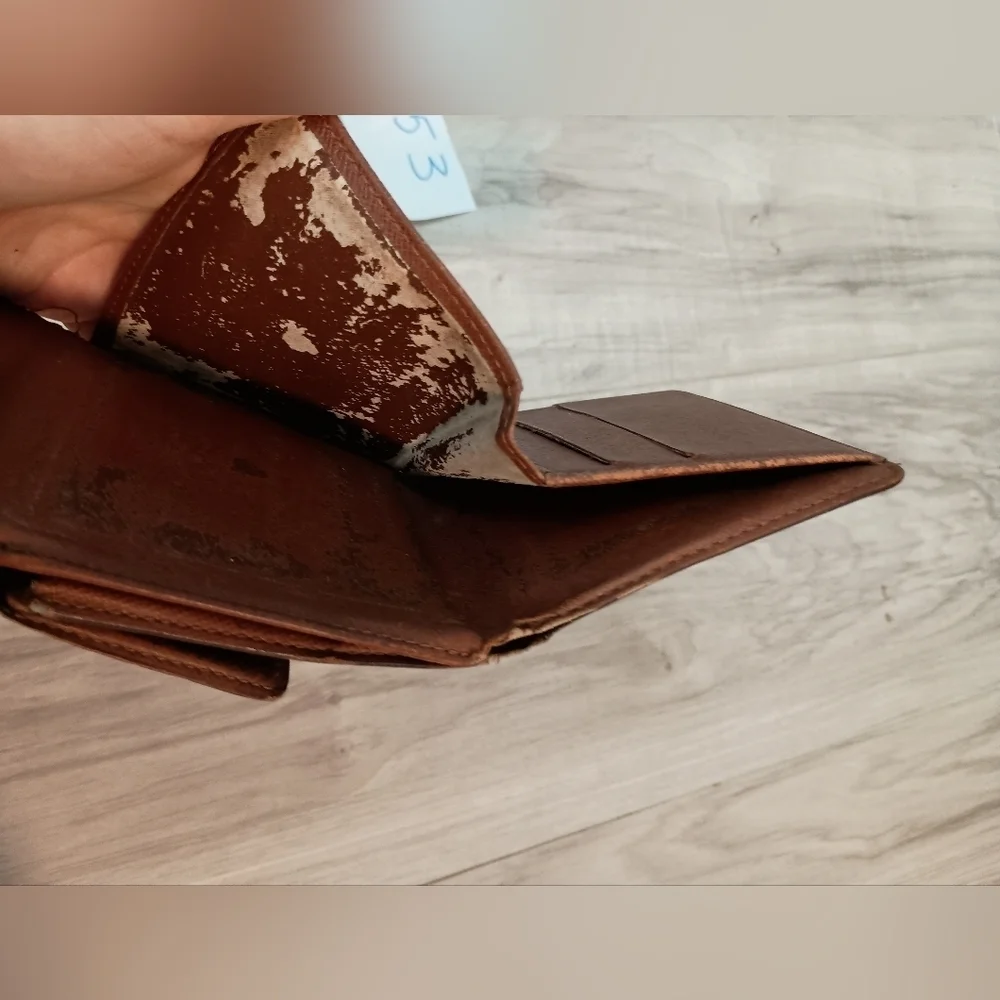 Louis Vuitton Bi-Fold Wallet Purse Monogram PVC Leather
